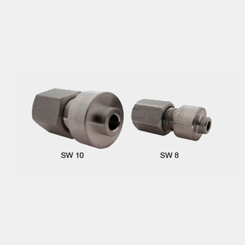 Einschweißverschraubungen SW 10 & SW 8