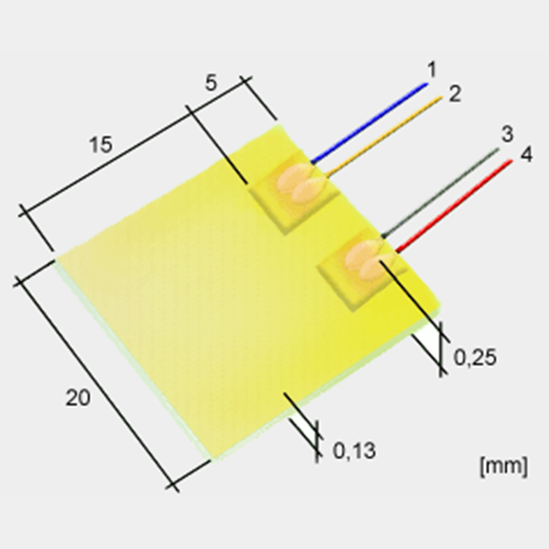 Oberflächen­widerstandsfühler Pt 100. A